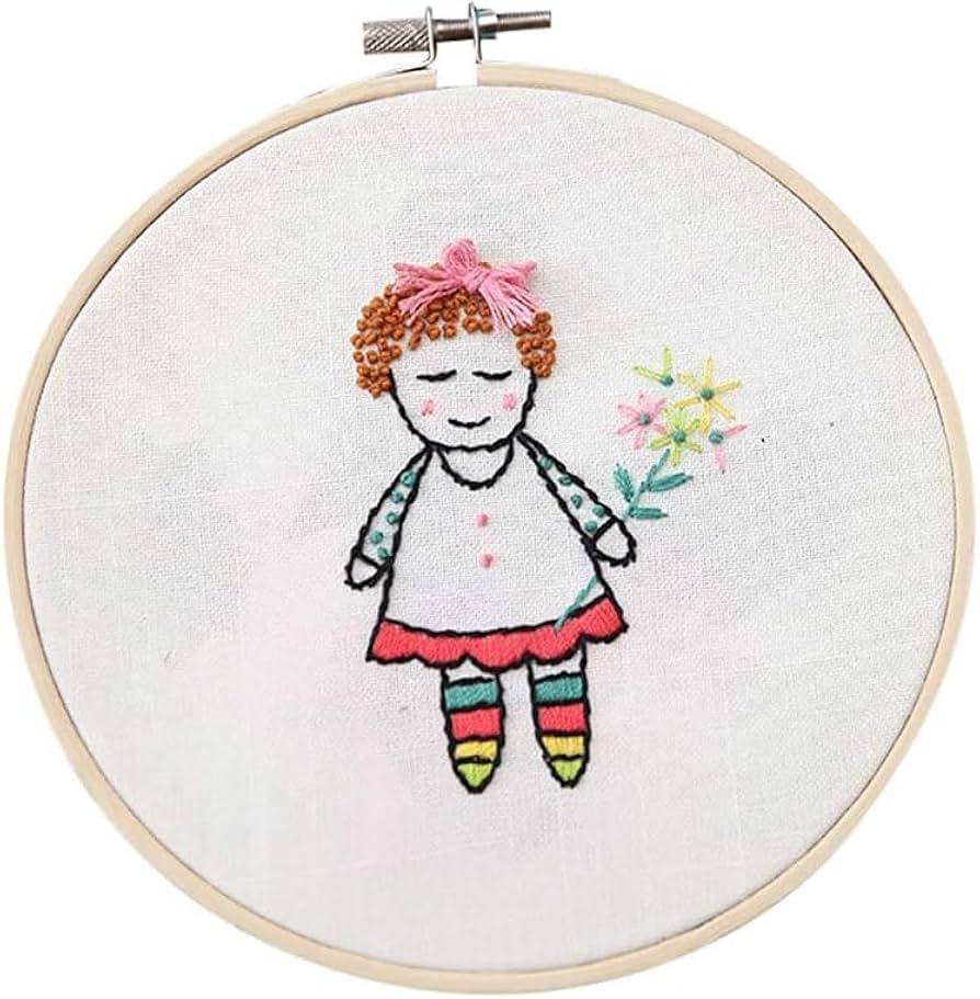 【手作り・美品】刺繍 壁掛け 額入り Amazon | 刺繍キット刺しゅう手作り刺繍セット初心者向け